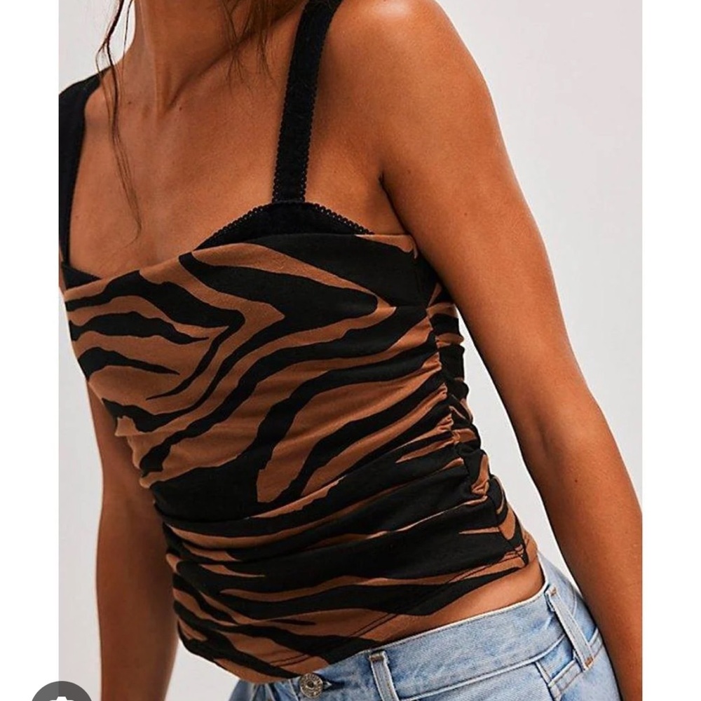 Free People 2 Tone Printed Tank